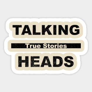 Talking Heads band - True stories Sticker